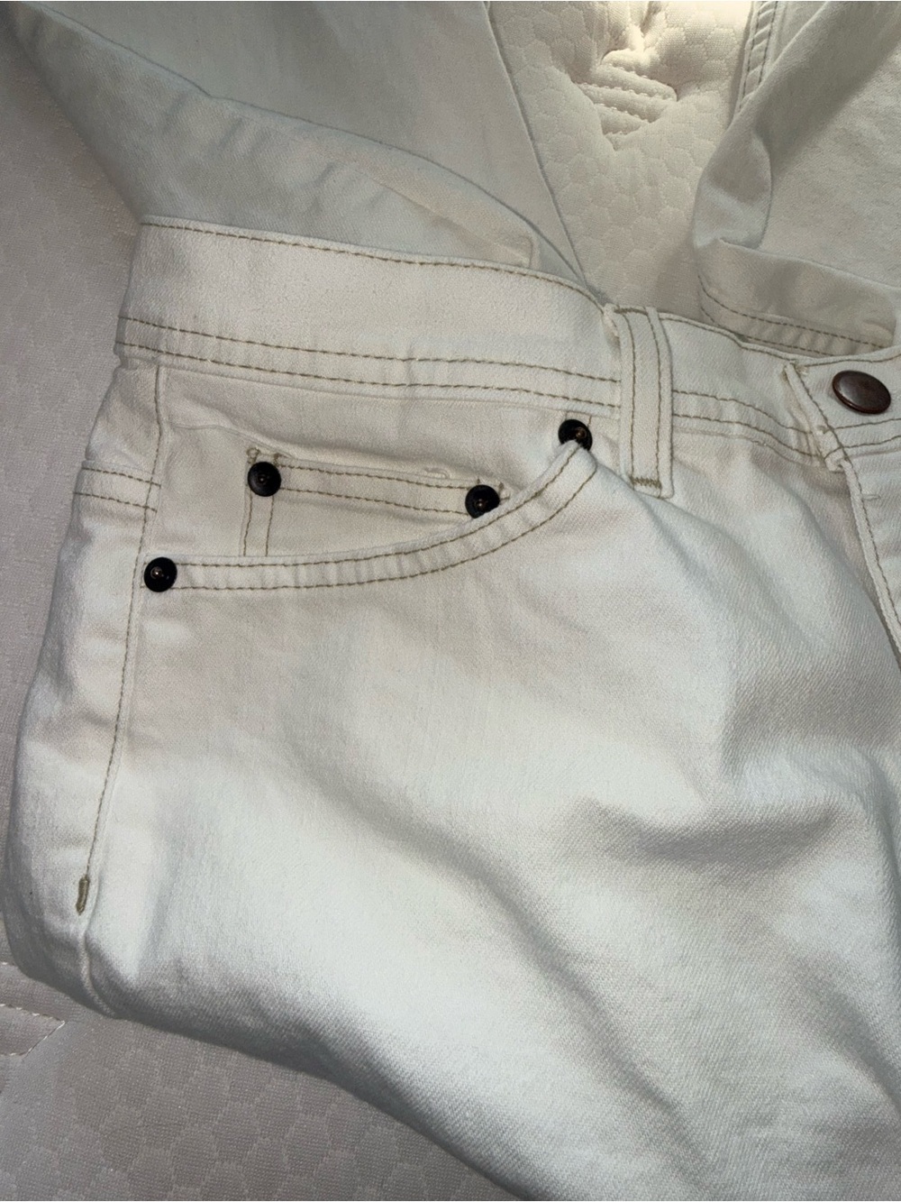 Denim&Co White Women's Jeans - Picture 6 of 6